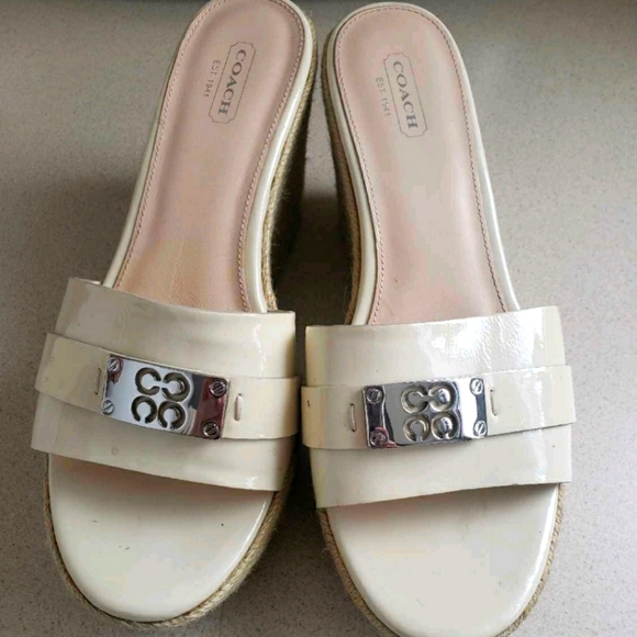 Coach Wedge Sandle - Picture 1 of 3